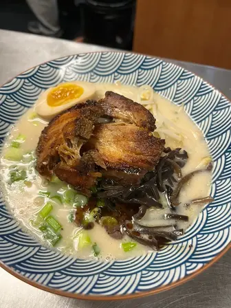 4.9 rated Ramen shop at Food court at Johns creek GA