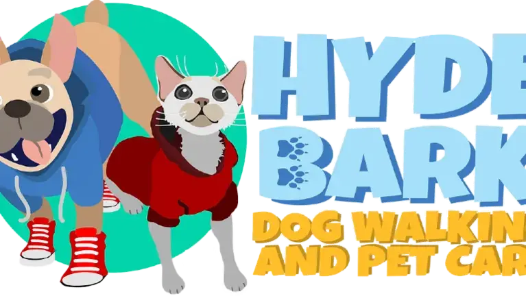 Hyde Bark Dog Walking and Pet Care Logo Hyde Bark Dog Walking and Pet Care Logo