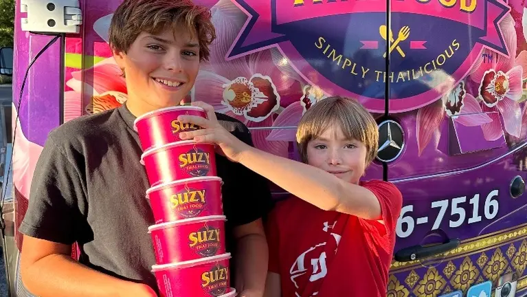 Happy Young Customers Happy Young Customers