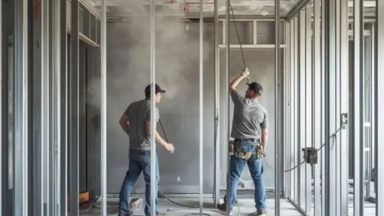 drywal and metal framing construction business