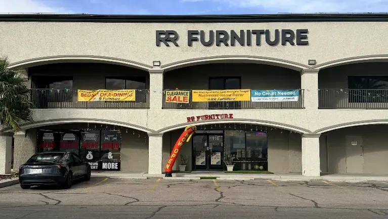 Photo 2 – Exterior (Outside Photo) High-visibility retail furniture showroom located in a busy commercial area with strong drive-by traffic and easy parking. Photo 2 – Exterior (Outside Photo) High-visibility retail furniture showroom located in a busy commercial area with strong drive-by traffic and easy parking.