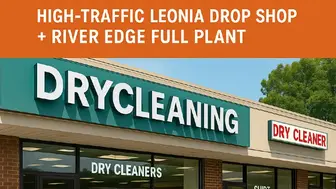 Drop shop & Dry Cleaners(Plant) for sale