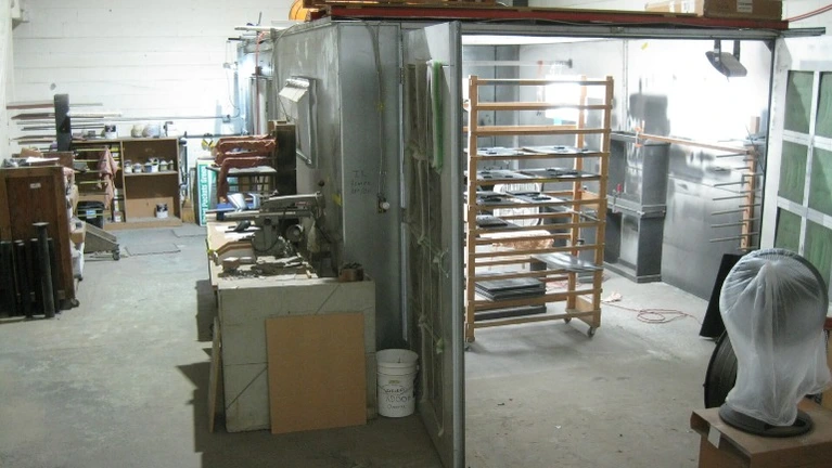 Spray Booth, painting and staining