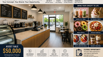Turnkey Retail Food Space Ready to Open in Pawtuxet Village