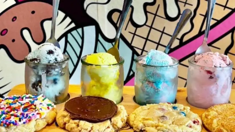 Gourmet Scratch Made Cookies & Award Winning, Ashby's Ice Cream--Cookie & Ice Cream Flight