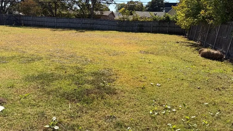 Commercial zoned adjacent lot