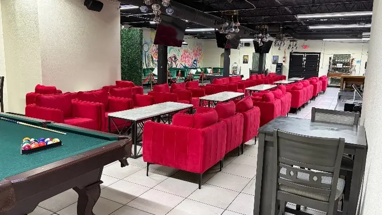 Pool tables & TV's with Speakers