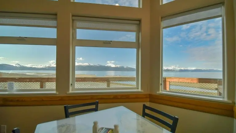 Ocean and Mountain View