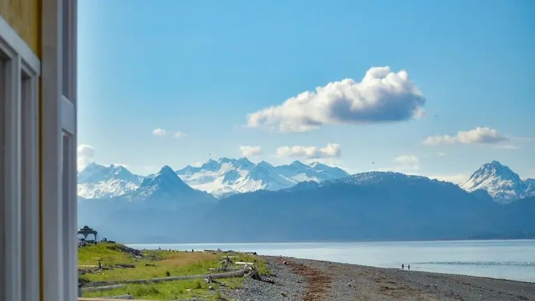 Ocean and Mountain View