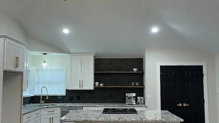 Residential home on property