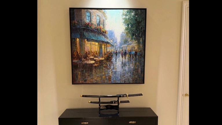 Professional transport and installation of museum-quality artwork Professional transport and installation of museum-quality artwork