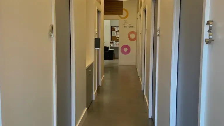 Hallway to Private Suites