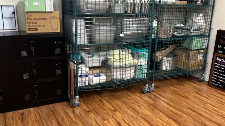 Dry Storage and Employee Lockers