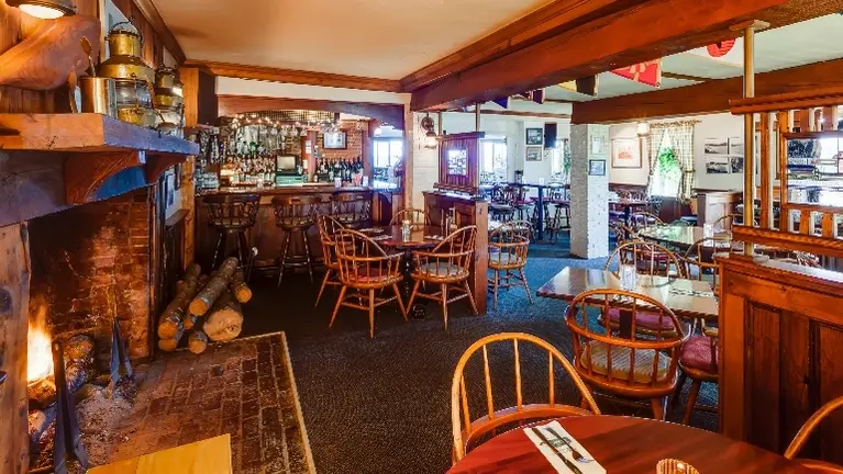 Fireplace in Pub Area Fireplace in Pub Area