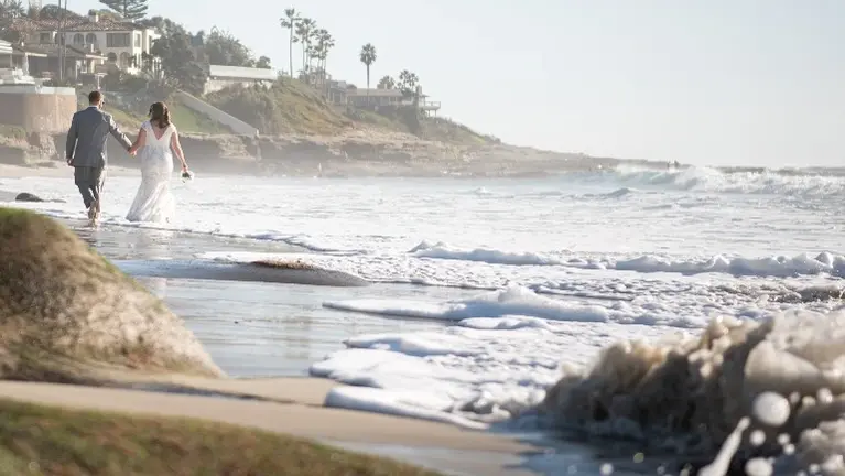 Newlyweds at Windansea