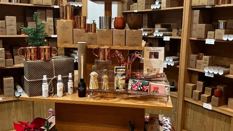 Retail display in our current production facility.