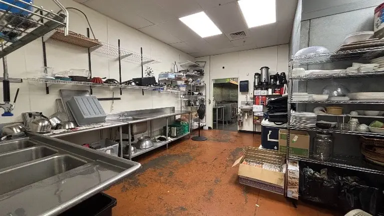 3sink catering equipment storage