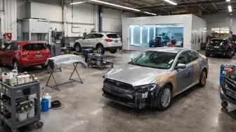 Turnkey Auto Body Shop + Real Estate | Rare Downdraft Paint Booth