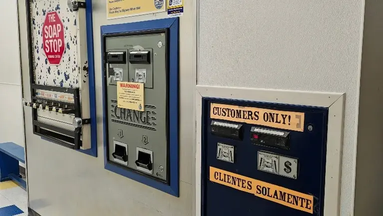 Coin Changers + Soap Vending Coin Changers + Soap Vending