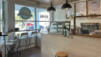 Casual cafe including sandwiches & crepes on Pass A Grill Beach