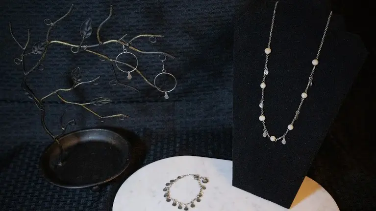 Earring, Bracelet, and Earrings