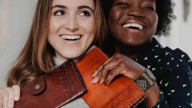 Authentic Leather Clutch