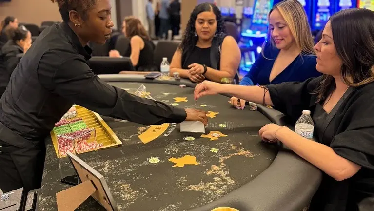 Our Players playing Blackjack