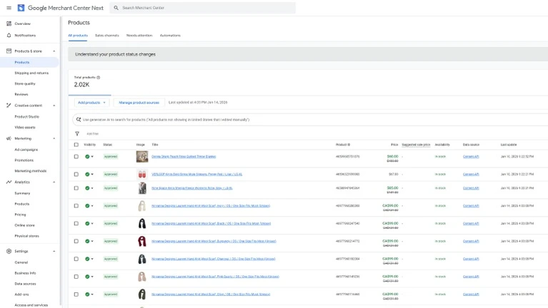 Google Merchant Center