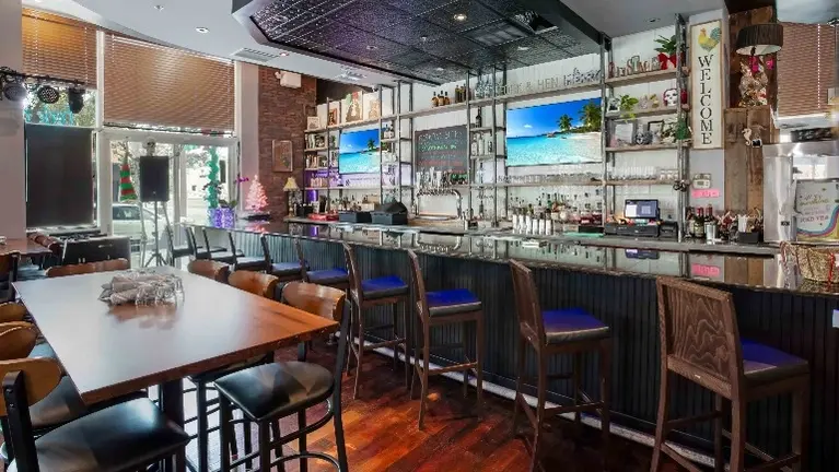 Bar with a view to Main Street