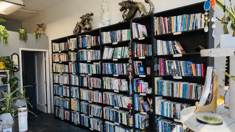 Extensive curated inventory of spiritual and metaphysical books Extensive curated inventory of spiritual and metaphysical books