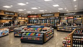 Branded Premium Gas Station with Property