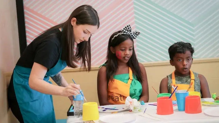 Kids having a great time