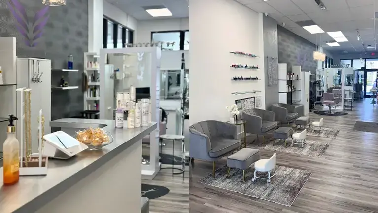 Reception & Pedicure Area