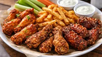 Franchise Fast Food Chicken Wings