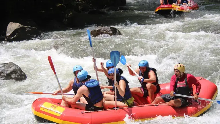 Whitewater rafting in Bali
