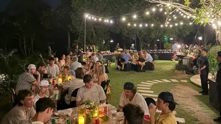 Beautiful group dinner