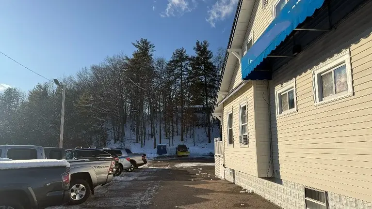 Back of the main building Back of the main building