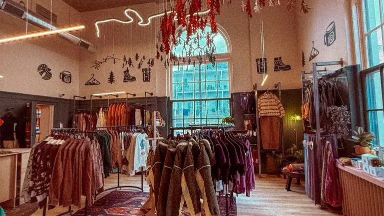 custom art ceiling display