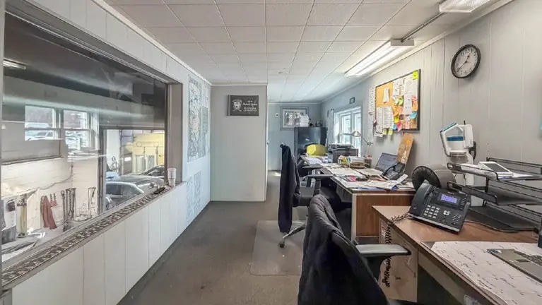 Upper office overlook