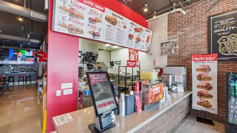 View of front counter (franchise)