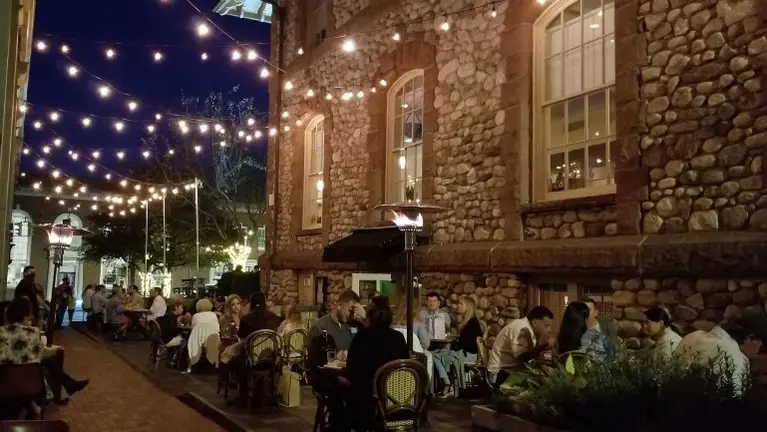 Patio at Night