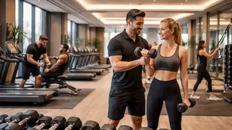 Fitness Center With Top Of The Line Brand New Equipment