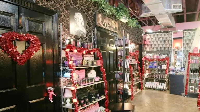 Boutique interior section