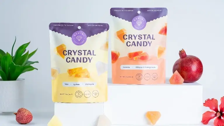 Vegan & gluten-free crystal candy 