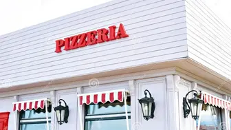 Pizzeria with Building 