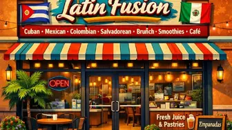 Must See-Newly Built Latin Fusion Restaurant -All New Equipment