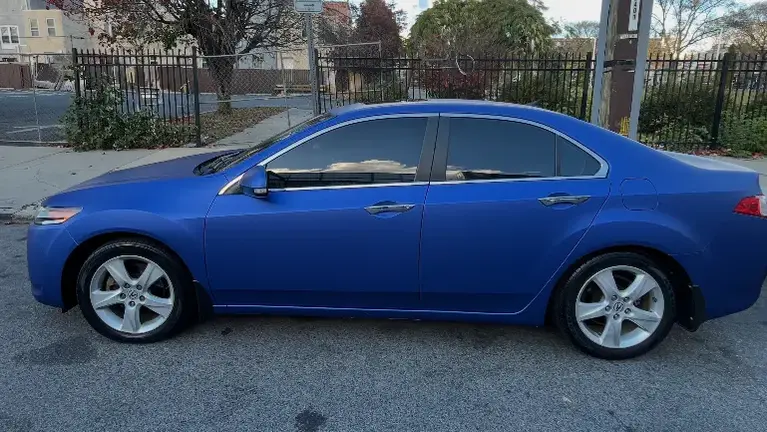 2010 Wrapped Acura TLX - Back Window Has Tutoring Info