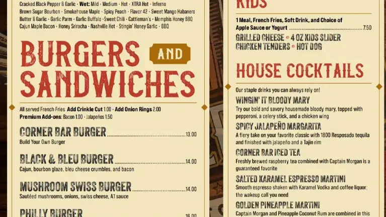 Menu Page 2/2 (See: Documents)