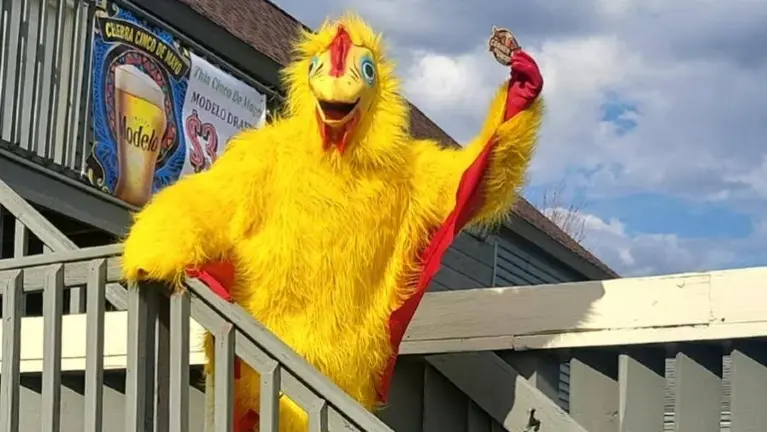 Bradford Corner Bar Mascot