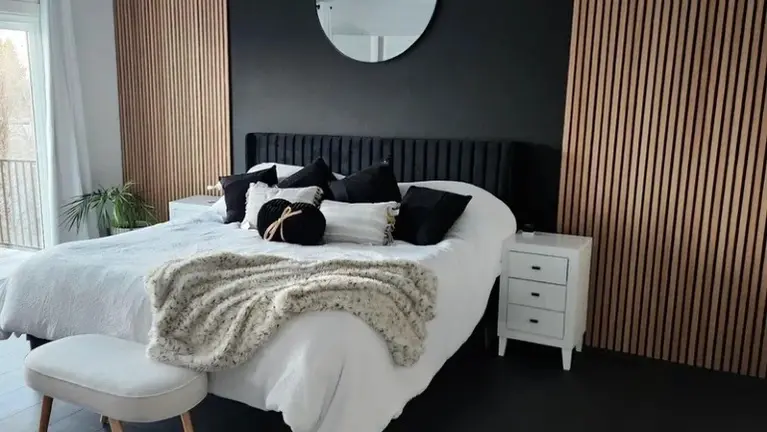 Wood Slat Accent Walls